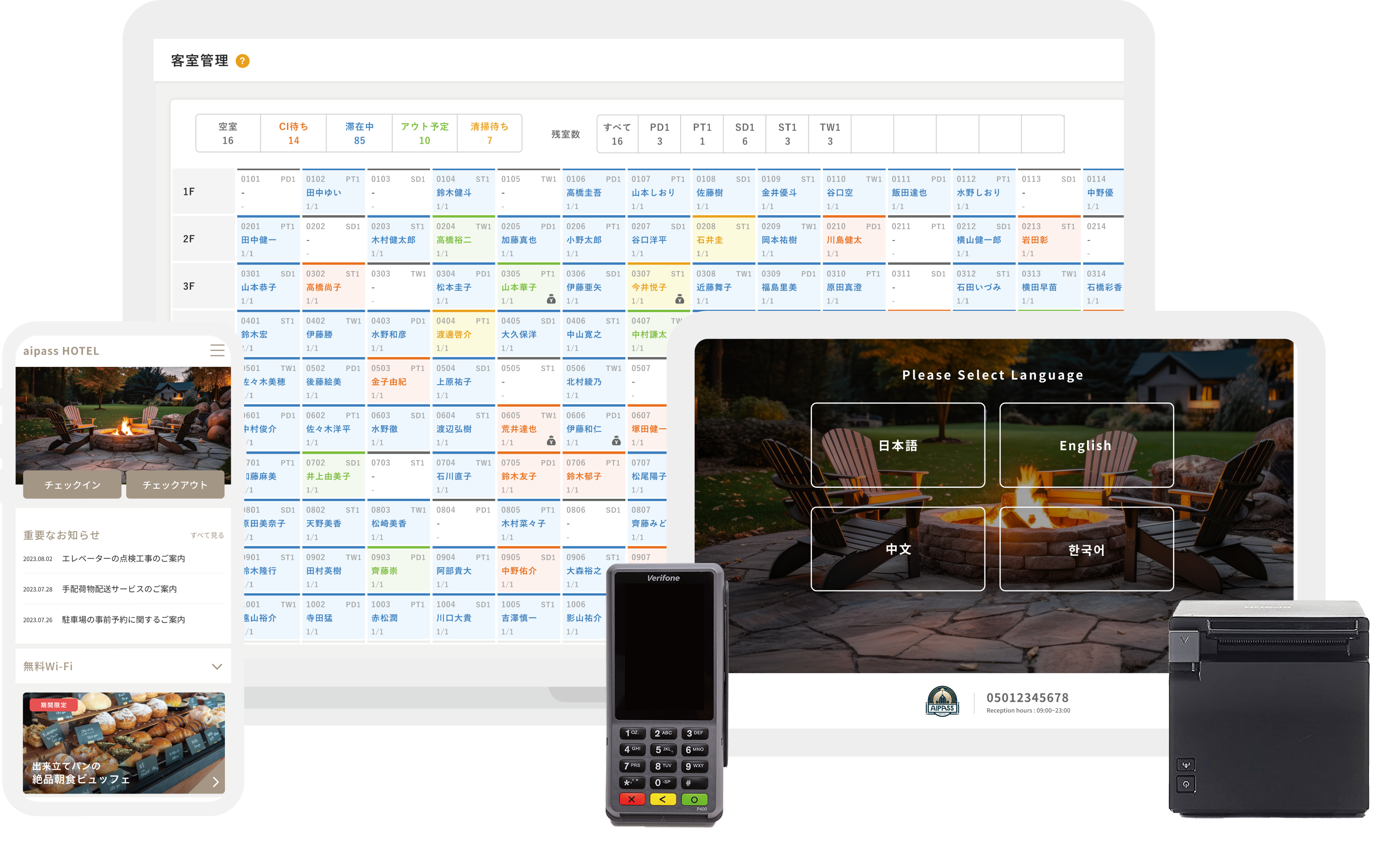 ホテル管理システム